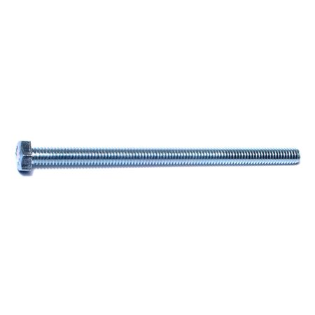 5/16-18 Hex Head Cap Screw, Zinc Plated Steel, 5 In L, 8 PK